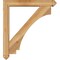 Ekena Millwork Imperial Arts and Crafts Rough Sawn Bracket w/ Offset Brace, Western Red Cedar, 6"W x 36"D x 40"H BKT0604X36X40IMP03RWR - alternate 2